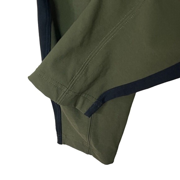 Athleta Highline Hybrid Ankle Tight Olive Black Size 2 Stretch Ponte Leggings - Picture 8 of 13